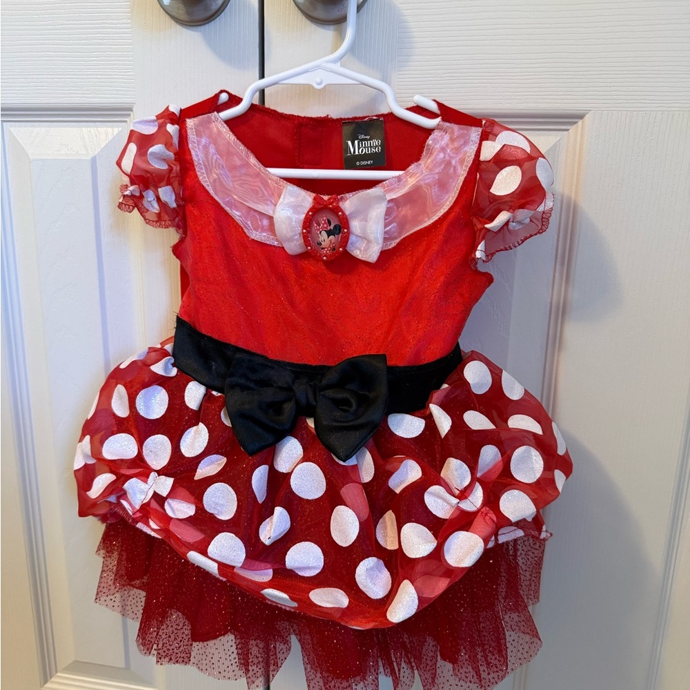 12m - Minnie Mouse Polka Dot Kids Costume